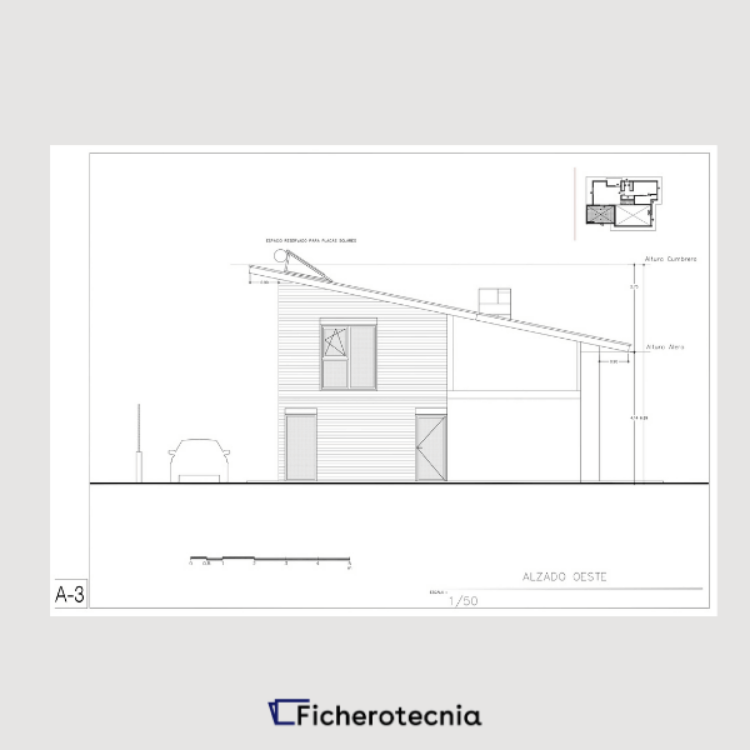 Imagen de Planos completos de una casa de madera de dos plantas