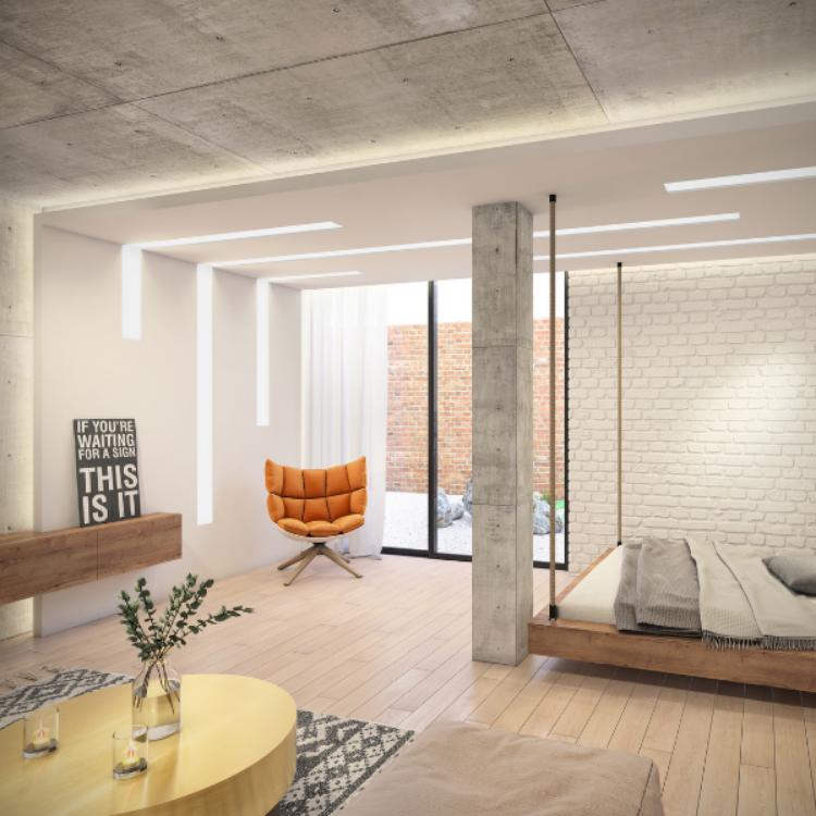 Imagen de Proyecto de cambio de uso  comercial a vivienda en Madrid con planos DWG