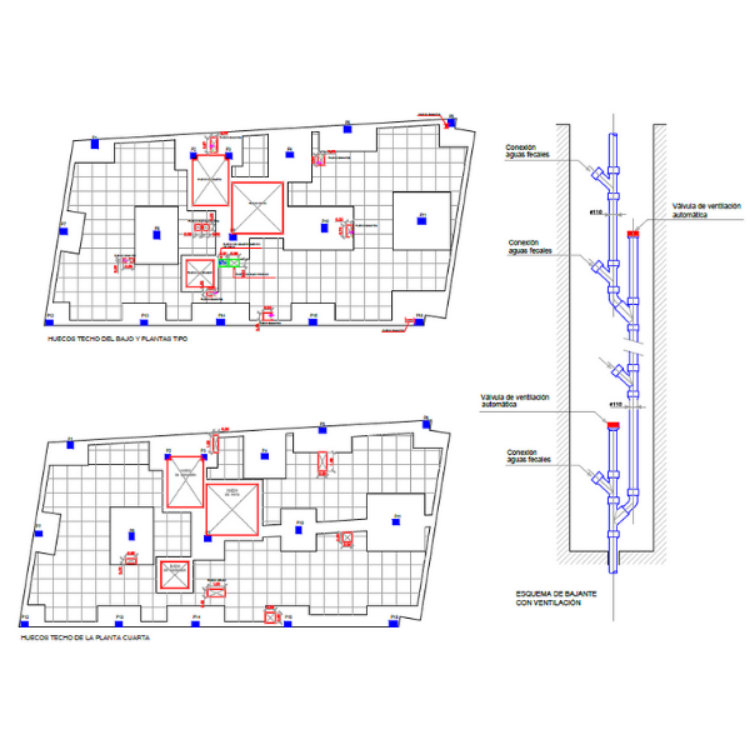 Imagen de Planos de edificio de 24 viviendas