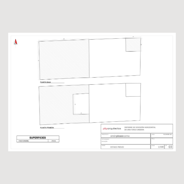 Imagen de Proyecto de división horizontal de una vivienda unifamiliar