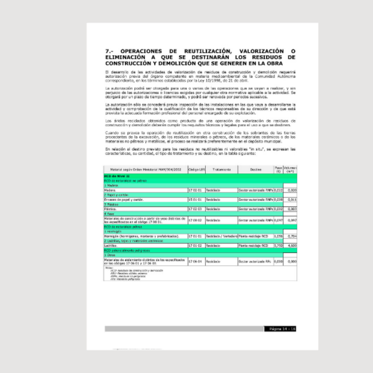 Imagen de Proyecto de reforma y cambio de uso de vivienda a garaje 