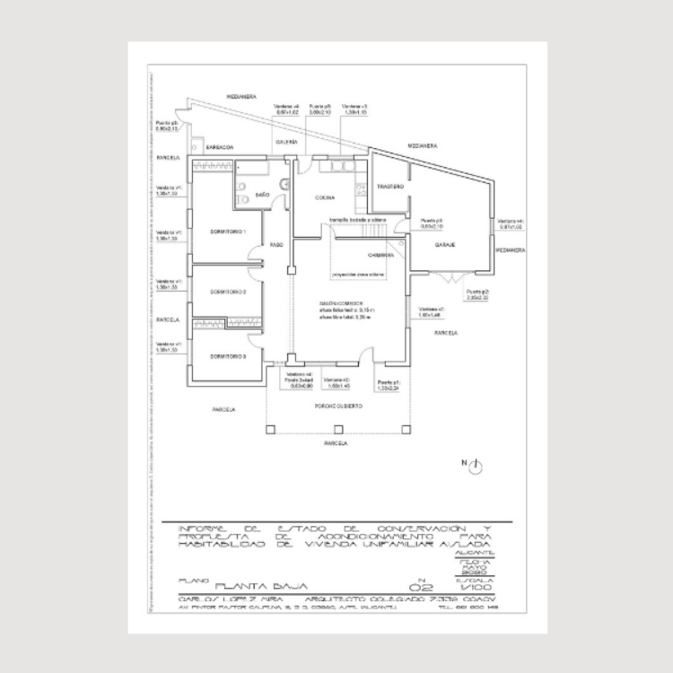 Imagen de Informe estado actual en vivienda unifamiliar