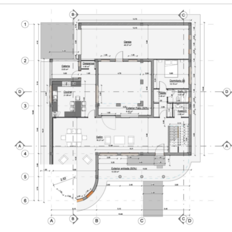 Imagen de Proyecto reforma integral y ampliación de vivienda unifamiliar aislada de dos plantas