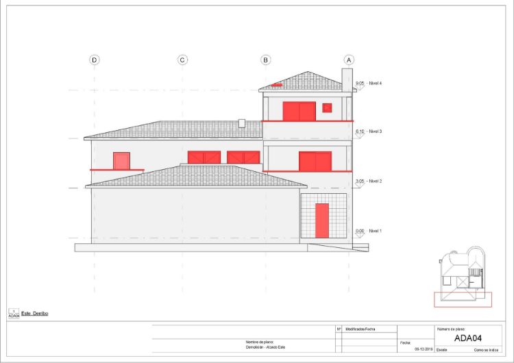 Imagen de Proyecto reforma integral y ampliación de vivienda unifamiliar aislada de dos plantas