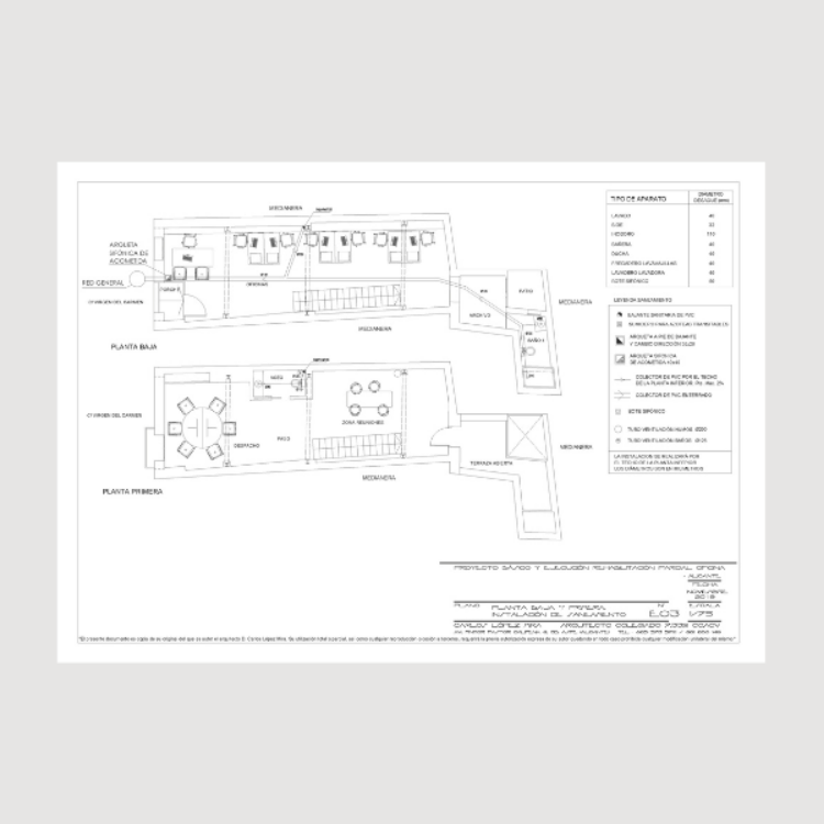 Imagen de Proyecto de rehabilitación parcial de un edificio destinado a oficinas