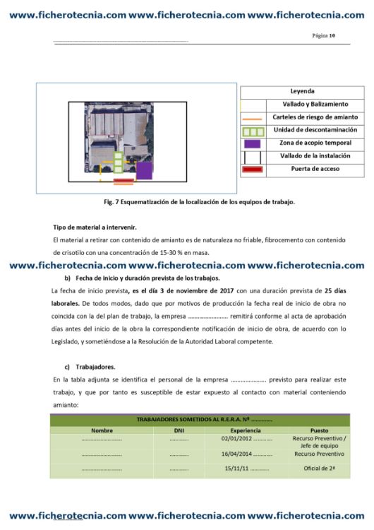 Imagen de Plan de trabajo de retirada de cubierta de nave industrial con amianto