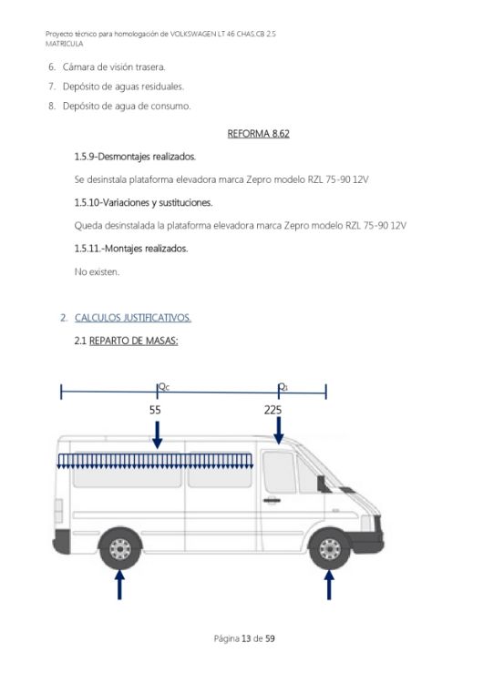 Imagen de Proyecto homologar furgón a vivienda