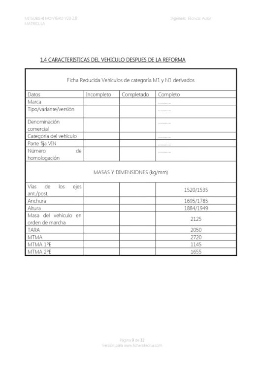 Imagen de Proyecto para homologación de la suspensión, separadores y neumáticos en 4x4