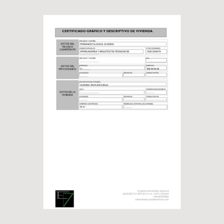 Imagen de Certificado de habitabilidad de una vivienda unifamiliar  en Andalucía