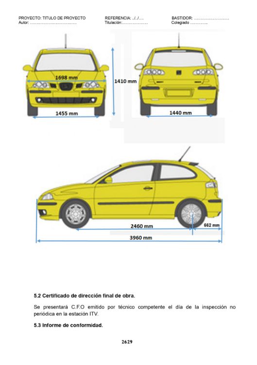 Imagen de Proyecto de reforma de la suspensión en Renault Seat Ibiza