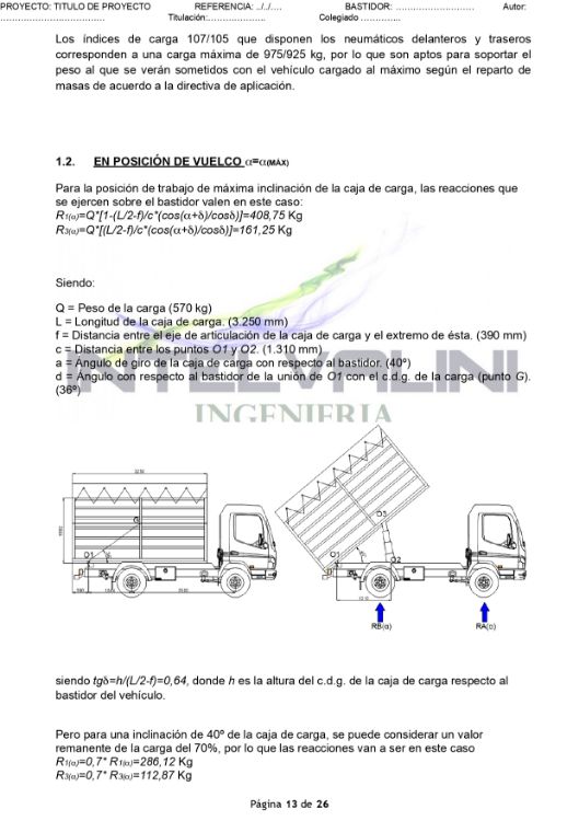 Imagen de Proyecto de sustitución de carrocería en Mitsubishi Canter con instalación de volquete