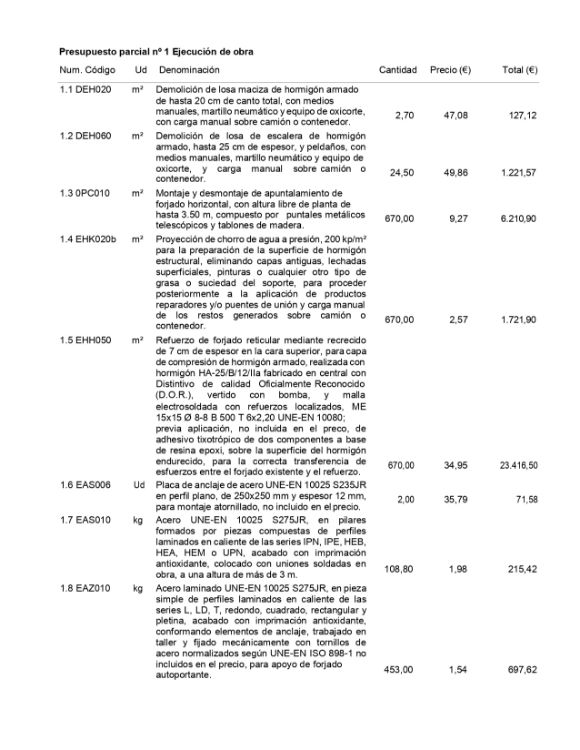 Imagen de Proyecto de refuerzo de forjado con capa de compresión