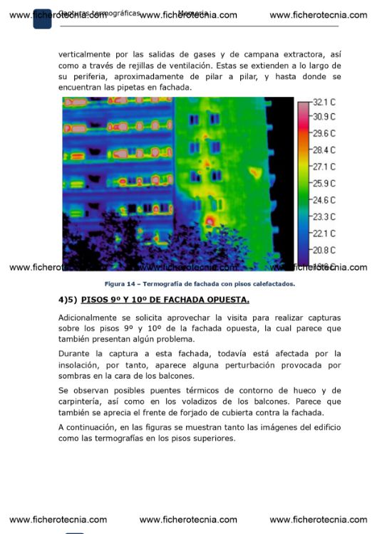 Imagen de Informe termográfico en edificio para determinar posibles causas de infiltraciones