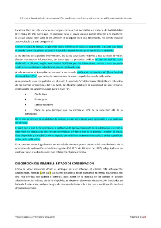 Imagen de Informe sobre el estado general de un edificio antiguo para posibles inversiones