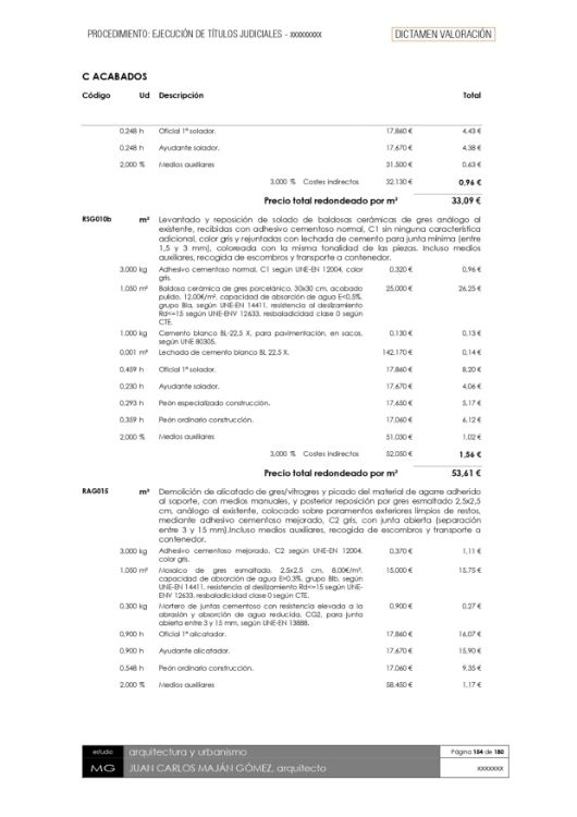 Imagen de Dictamen pericial sobre daños en viviendas independientes en residencial