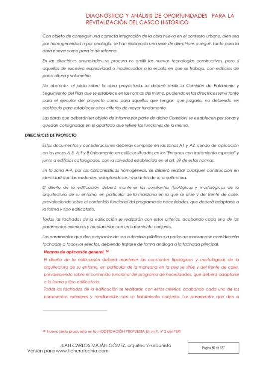 Imagen de Plan director para realizar una propuesta de regeneración del casco histórico de una población