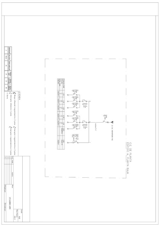 Imagen de Planos para realizar la instalación de telecomunicaciones en un conjunto de edificios