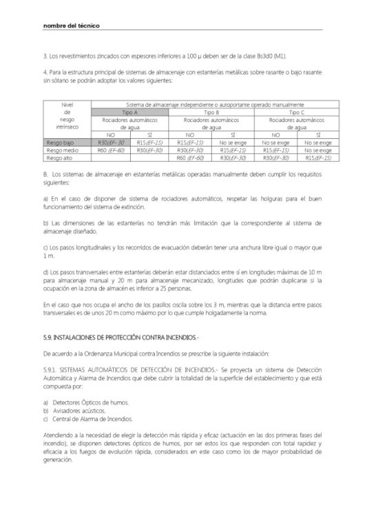 Imagen de Proyecto de declaración responsable ambiental para una nave del "venta al por mayor" y almacén