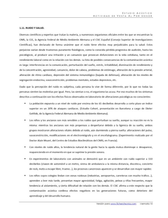 Imagen de Estudio acústico para una tienda