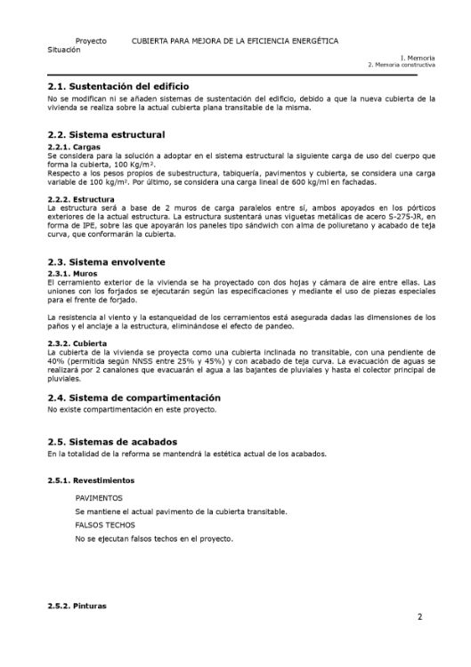 Imagen de Proyecto de cambio de cubierta en vivienda unifamiliar [EDITABLE]