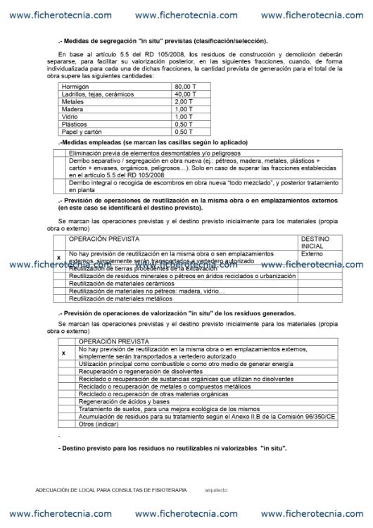 Imagen de Proyecto de adecuación de local para una clínica de fisioterapia