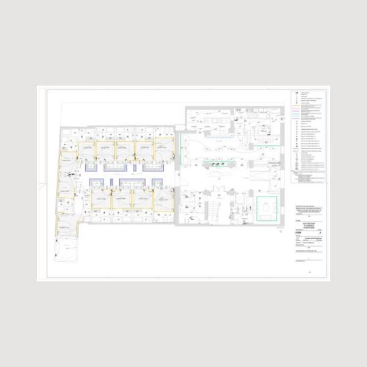 Imagen de Proyecto de actividad y rehabilitación para hostal en edificio antiguo