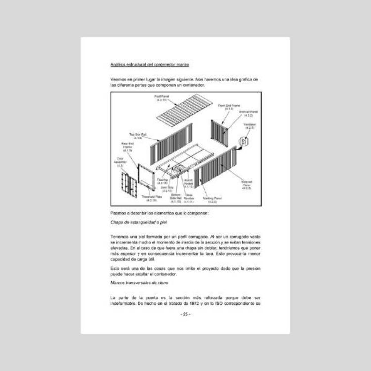 Imagen de Memoria para proyecto de una casa contenedor