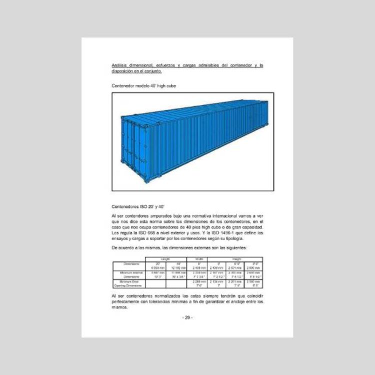 Imagen de Memoria para proyecto de una casa contenedor