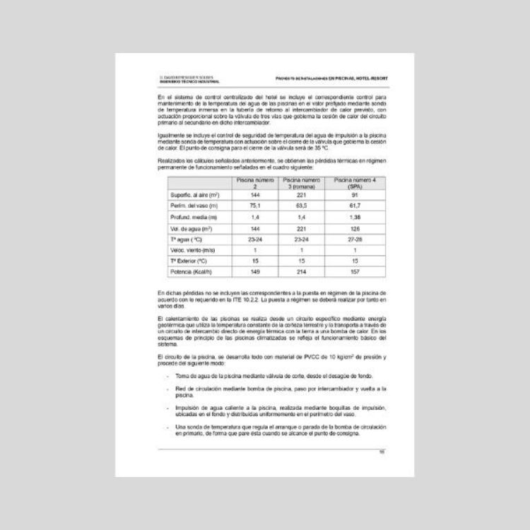 Imagen de Proyecto de climatización de piscina en hotel