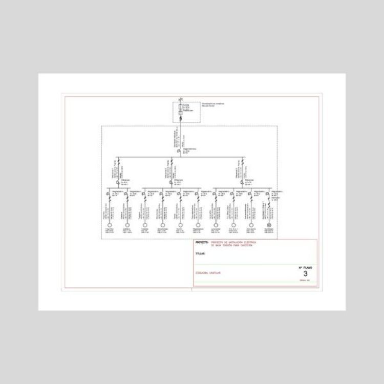 Imagen de Proyecto eléctrico de baja tensión para la apertura de una cafetería dentro de un mercado