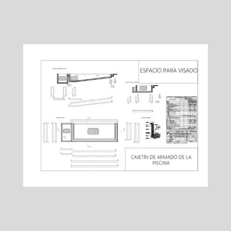 Imagen de Proyecto de ejecución para una piscina desbordante