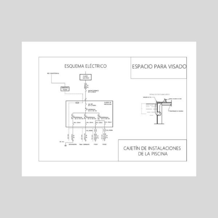 Imagen de Proyecto de ejecución para una piscina desbordante