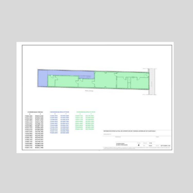 Imagen de Certificado de vivienda de planta baja para determinar su antiguedad, superfície y habitabilidad