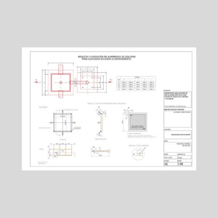 Imagen de Proyecto para legalización de la instalación eléctrica de los servicios comunes de un edificio