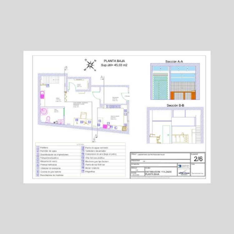 Imagen de Proyecto para un laboratorio de prótesis dental