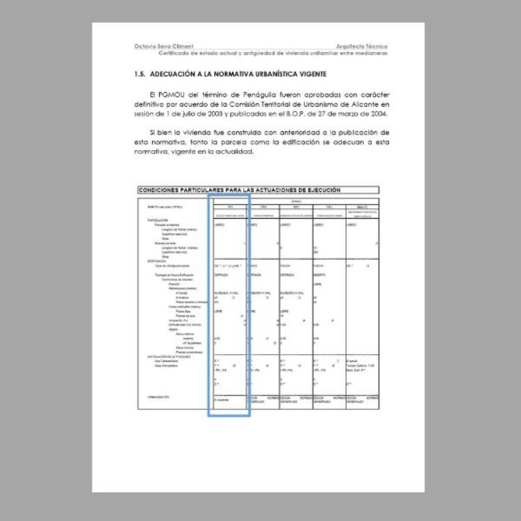 Imagen de Certificado de antiguedad de vivienda unifamiliar de varias alturas