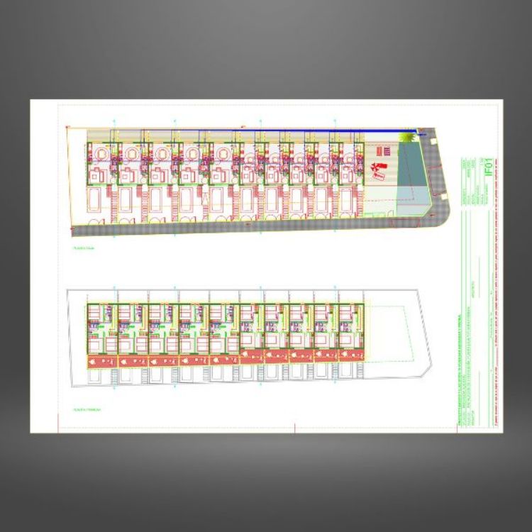Imagen de Proyecto de ejecución de 10 viviendas adosadas