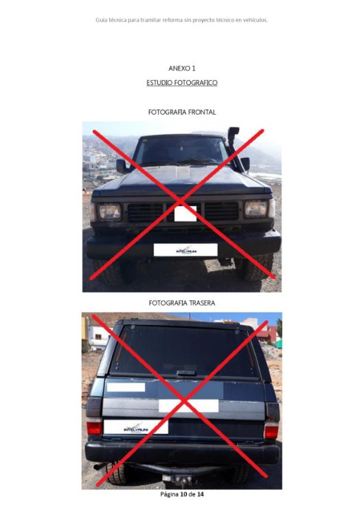 Imagen de Guía técnica + plantillas para gestionar la reforma de un vehículo que no necesite proyecto técnico
