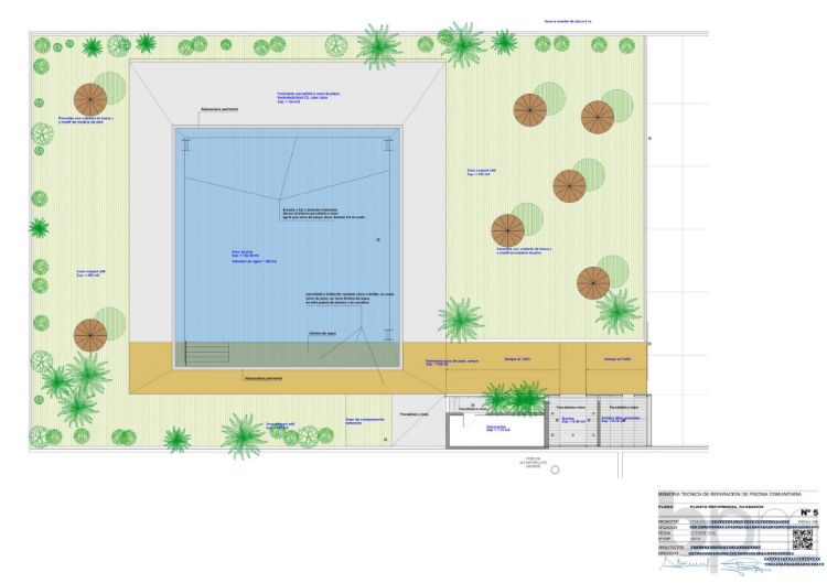 Imagen de Memoria técnica para rehabilitación piscina comunitaria