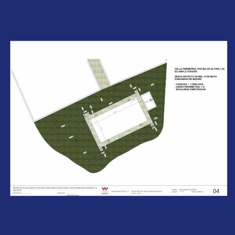 Imagen de Proyecto de parking exterior y zonas comunes en urbanización existente