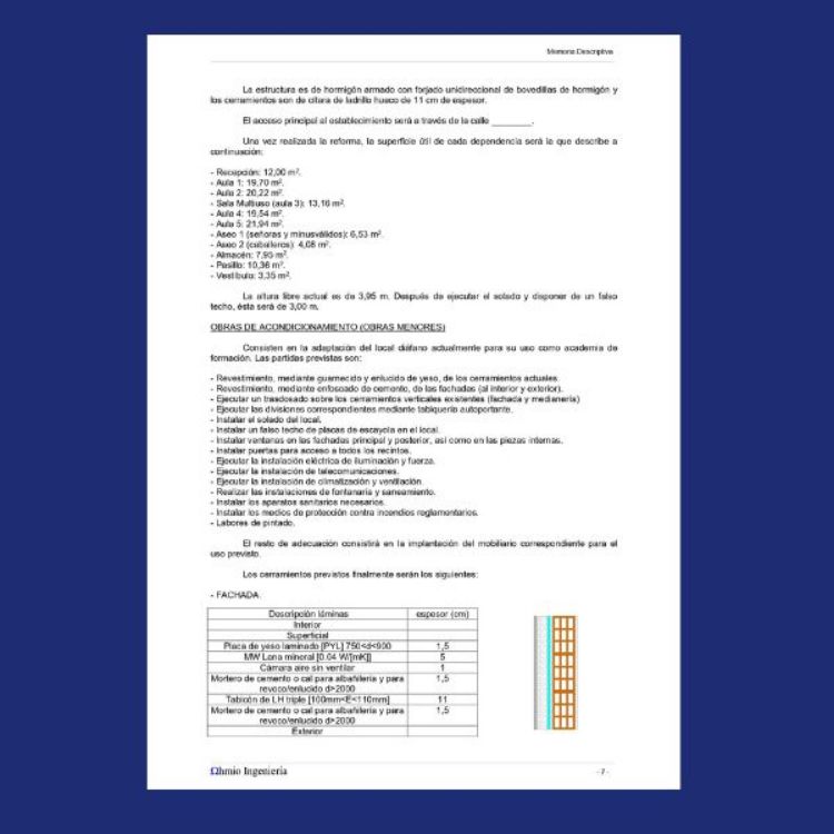 Calculo climatización proyecto local uso academia de formación