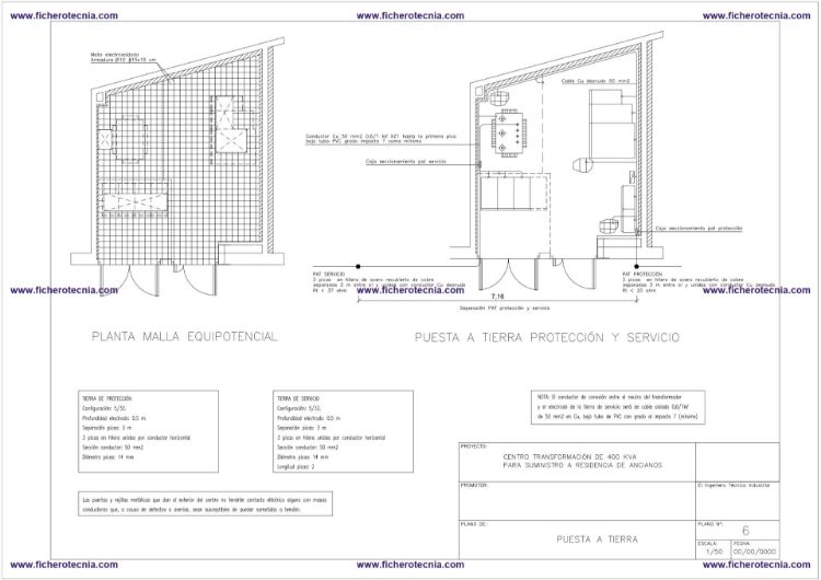 Imagen de Proyecto de centro de transformación para apoyo de un edificio