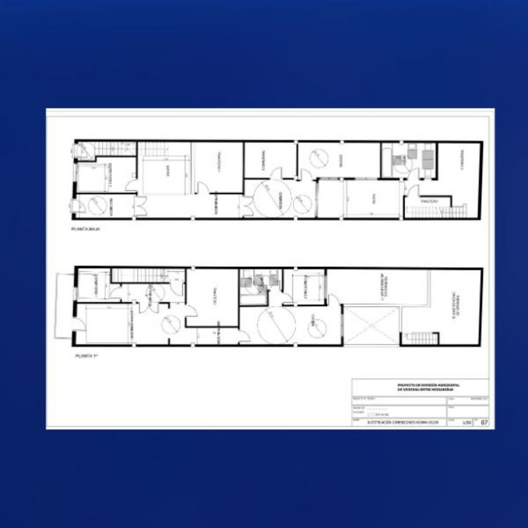 Imagen de Informe de división horizontal de vivienda entre medianeras