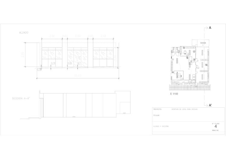 Imagen de Proyecto de apertura para unas oficinas en un local