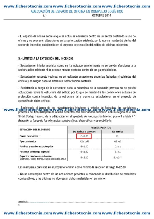 Imagen de Memoria técnica para implantar unas oficinas dentro de un edificio logístico