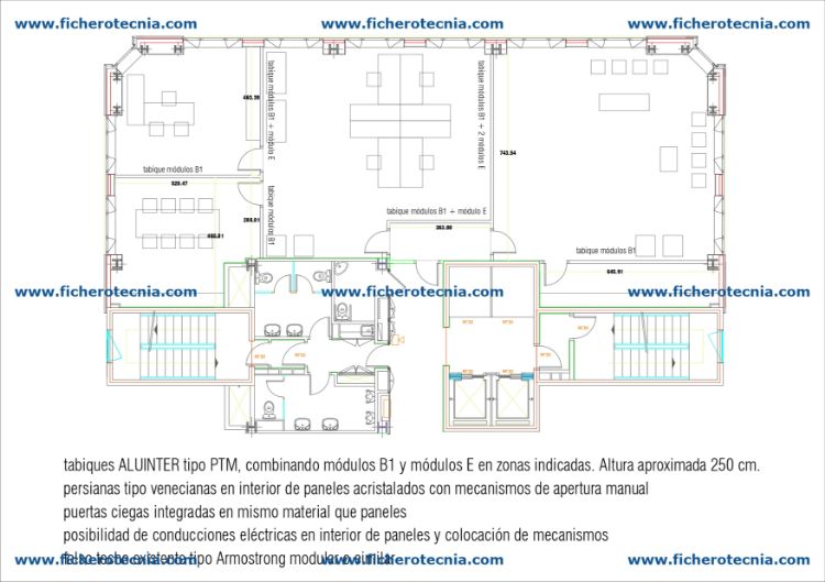 Imagen de Memoria técnica para implantar unas oficinas dentro de un edificio logístico
