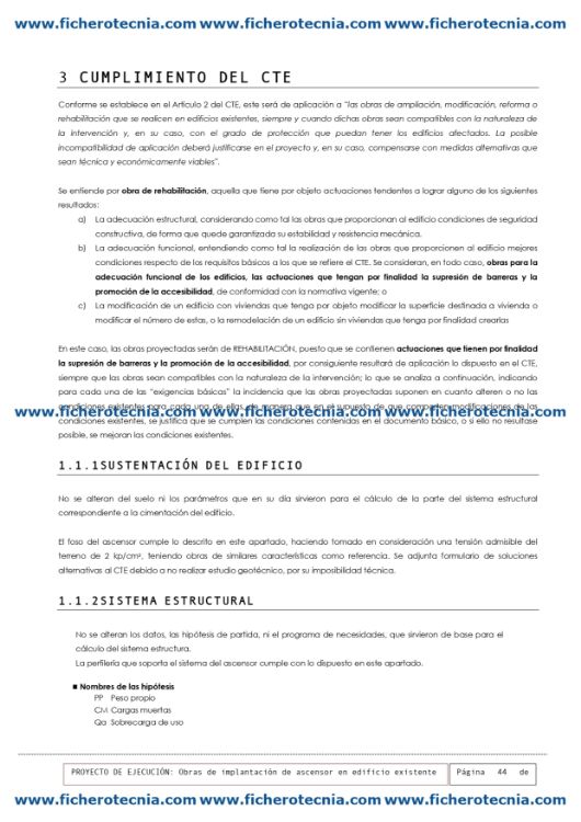 Imagen de Proyecto de ejecución para colocar un ascensor en un edificio existente con espacio reducido