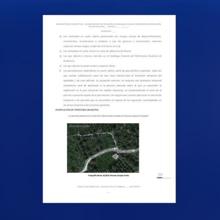 Imagen de Certificado asimilado fuera de ordenación para vivienda rural en suelo no urbanizable