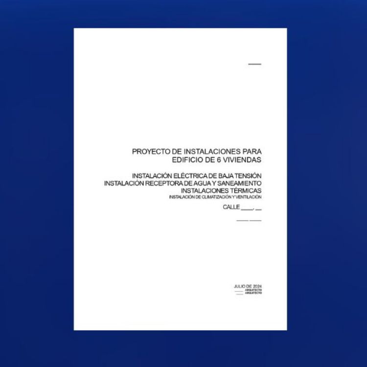 Imagen de Proyecto de instalaciones completo de un edificio de alta eficiencia energética