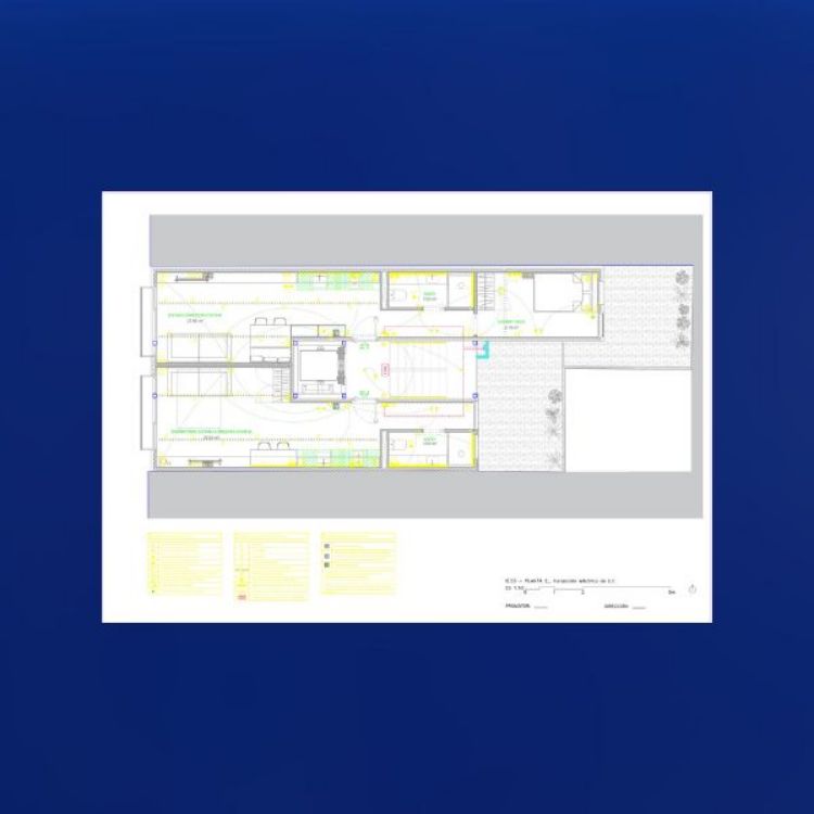 Imagen de Proyecto de instalaciones completo de un edificio de alta eficiencia energética